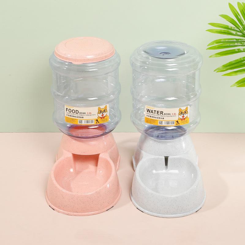 Pet Supplies - Pet Feeding Utensils - Cat Pet Bowl - Cat Food Basin - 3.8L Large-capacity Pet Automatic Feeder