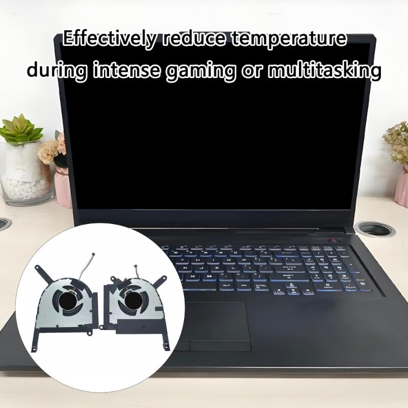 Efficient Laptop CPU Cooling Fan GPU Rapid Heat Dissipation for FX507ZM FX507ZR FX707ZM FX707ZR FP88 FPAW Gaming Laptop