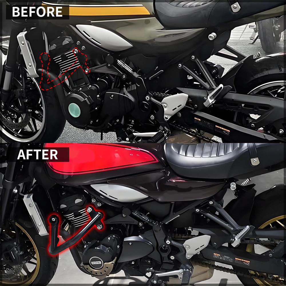 Fit For Kawasaki Z900 Z 900 RS SE Z900RS CAFE 2017-2025 Engine Highway Crash Bar Engine Guard Bumper Protector Accessories Steel