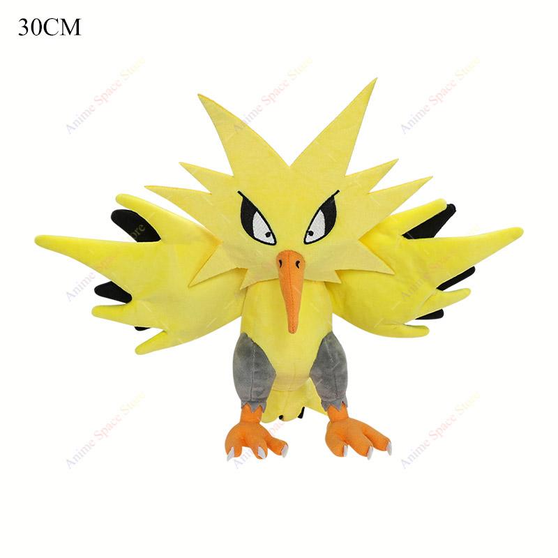Lucario Plush Dolls Toys Anime Garchomp Riolu Shiny Mimikyu Porygon Bidoof Ninetales Soft Stuffed Animal Peluche Gifts