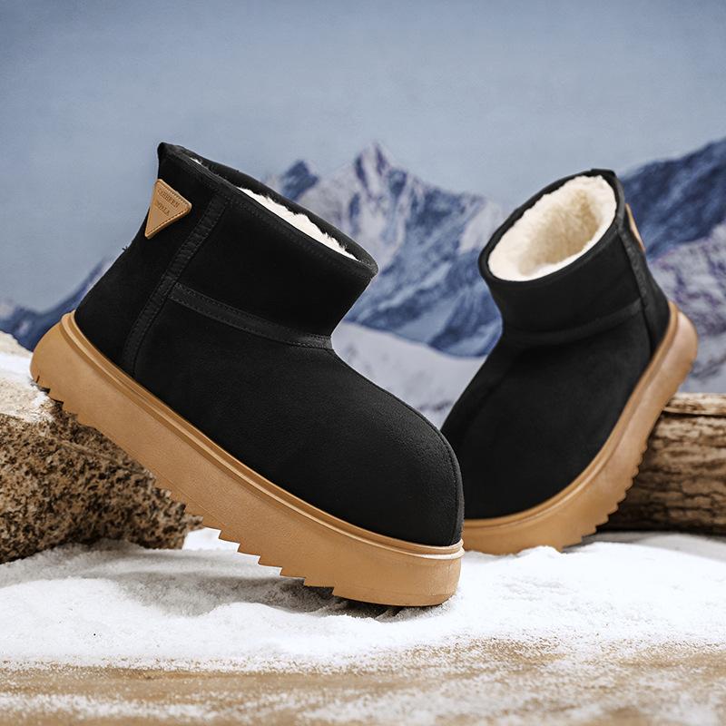 Sněhule pánské hromádkové zateplené bavlněné boty zimní nové termální boty sněhová bavlna pánské sněhule chlebové boty