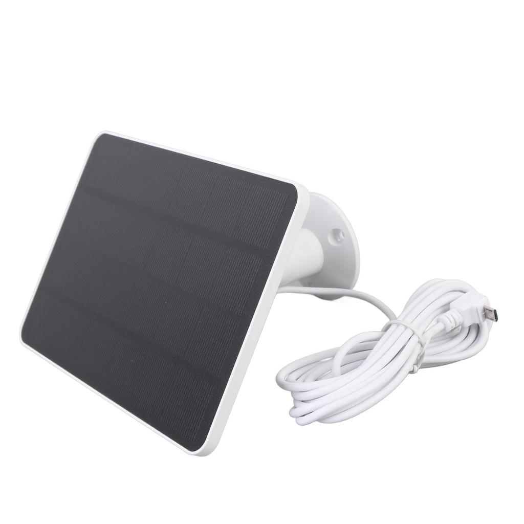 Solar Panel with 9.8ft Charging Cable 10W IP66 Rain Proof Micro USB Type C Wall Mount Solar Panel