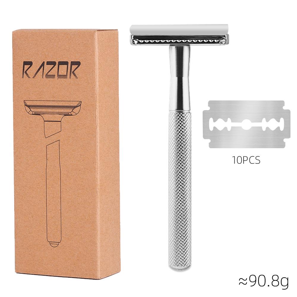 Retro Fully Enclosed Metal Manual Razor - Classic Shaver