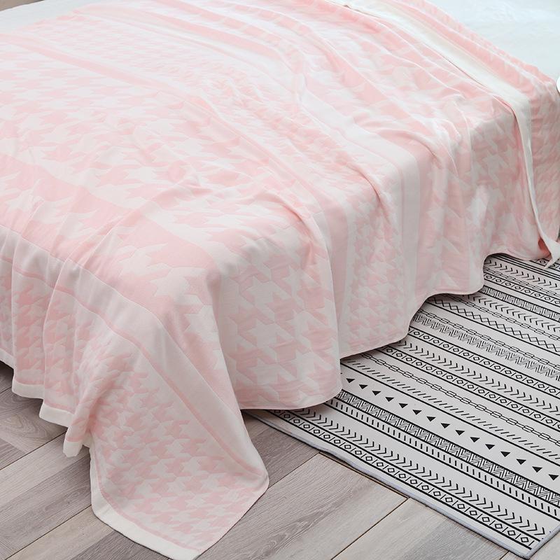 

Бамбуковое охлаждающее одеяло: Мягкое, Дышащее, Одноместное Покрывало для Дома и Офиса 140x190 cm розовый