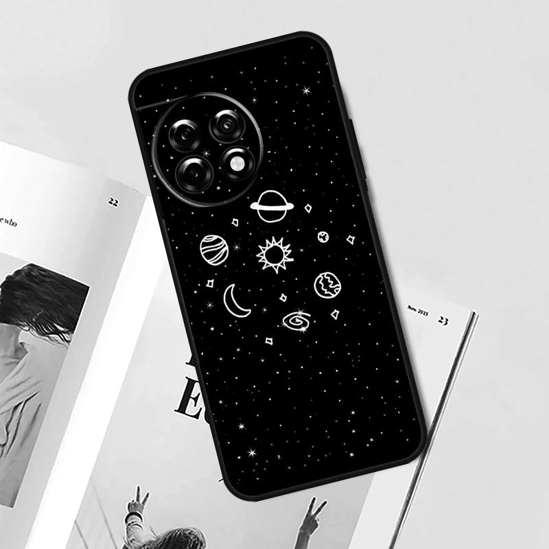 Outer Space Planet Stars Moon Case For OnePlus Nord 5 CE 2 3 4 Lite N20 N30 OnePlus 13T 13R 12R 9 10 Pro 11 12 13 15 Cover
