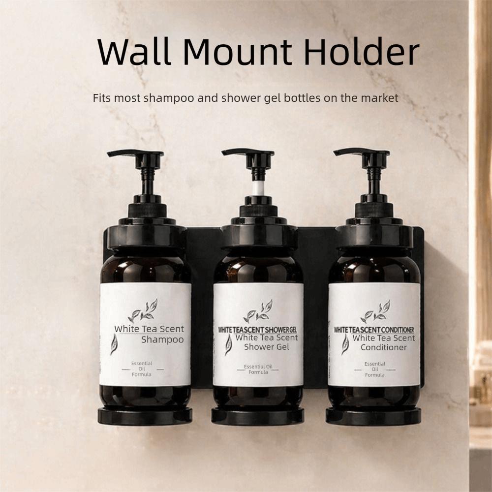 Easy Installation Bathroom Dispenser Rack 1/2/3 Head Bathroom Soap Holder  Tile Surface