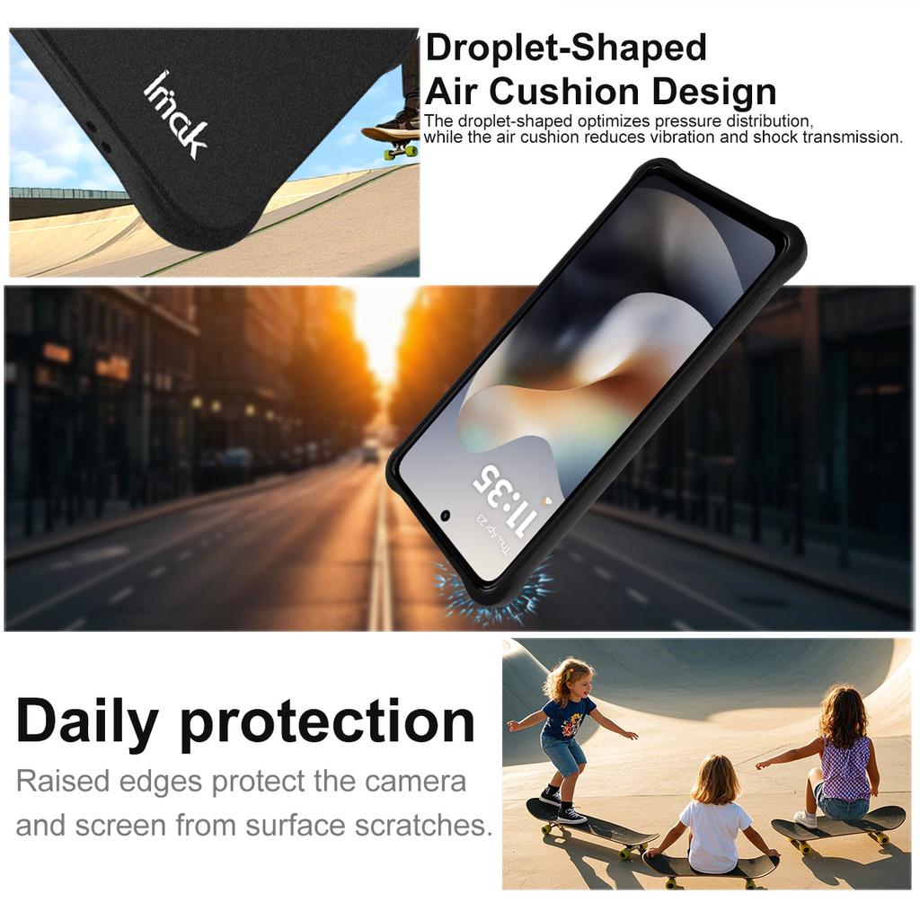 IMAK For Motorola Moto G56 5G Case TPU Phone Cover Airbag Shockproof Protection