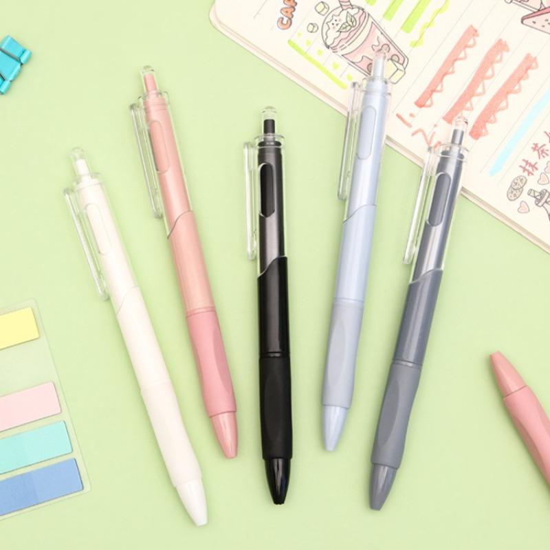 1Pc Neutral Pen Simplified 0.5mm Black Pen High Beauty Student Quick Dry Pen Office School Supplies Stationery