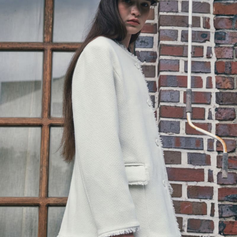 OUR NOSTALGIA Classic tweed matorros cap_Brown(O25-ACC06)