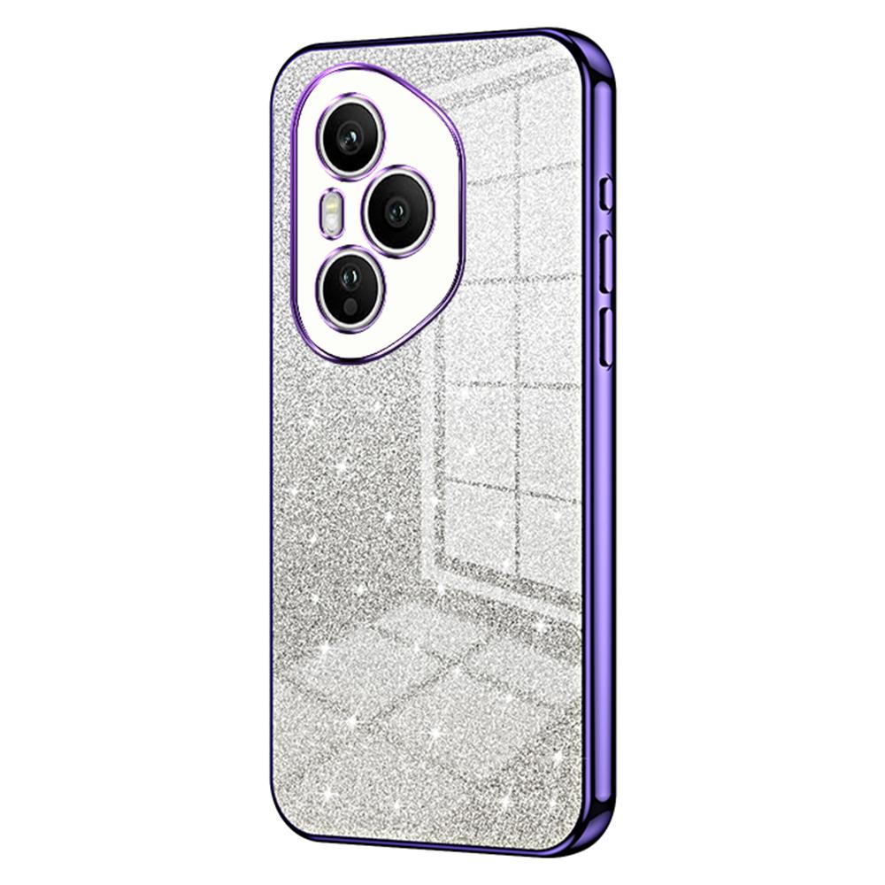 For Honor 400 Pro 5G (Global) Etui Elektroplettert Gradient Glitter TPU Telefondeksel