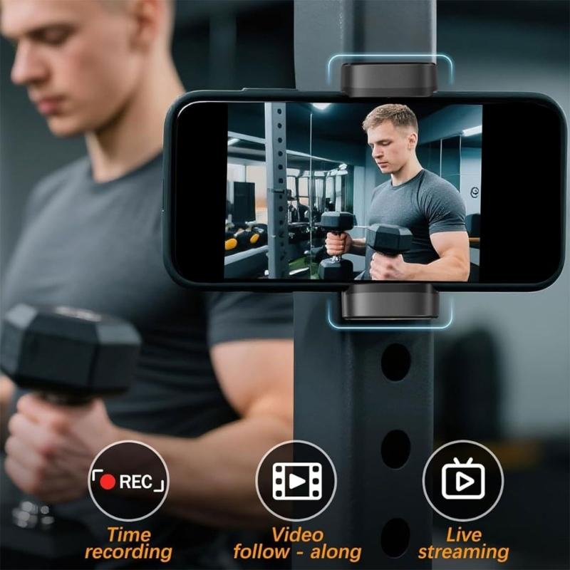Universal Magnetic Phone Mount Antislip Design 360 Degree Rotating Car Phone Holder for Workout And Outdoor Activity