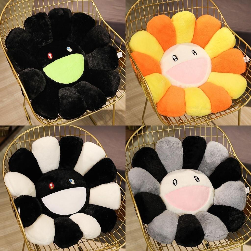 Colorful Takashi Murakami Rainbow Flower Pillow Plush Soft Toy For Kids And Collectors