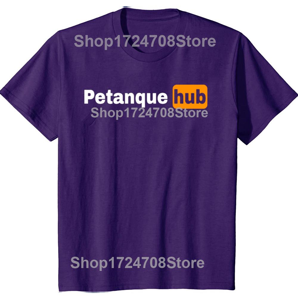 Lustige Boule Petanque Hub Klassische Grafik T-Shirts Herren Damenmode Lässiges T-Shirt 100% Baumwolle Lockeres Oversize T-Shirt