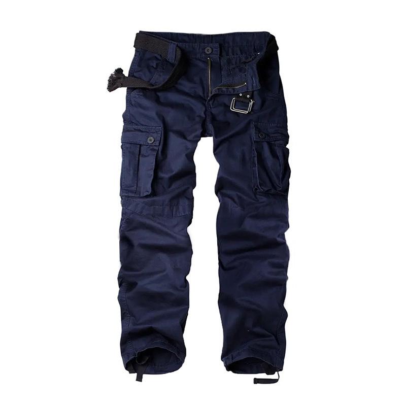 Men s Loose Fit Multi-Pocket Cargo Pants - Wear-Resistant, Plus Size, Straight Leg, Casual Outdoor Sports Pants 31