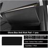 For Tesla Model 3 Y 2026 Car Door Anti-kick Mat Panel Leather Carbon Fiber Interior Glove Box Protective Sticker Car Accessories