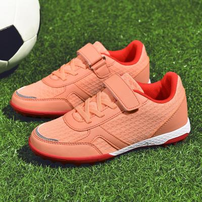 Turf Soccer Shoes Kids Mesh Breathable Football Shoes For Children Outdoor Non-slip Soccer Cleats Green Children's Sports Shoes