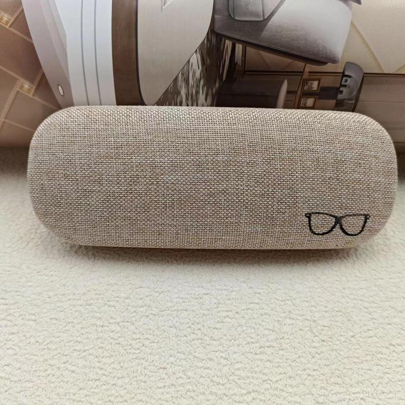 Glasses case Myopia eye box Cotton and linen girl's simple Harajuku boys creative personality portable anti-pressure sunglasses case