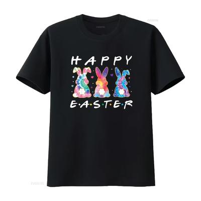 Happy Easter Cute Bunny Family Matching Outfit T Shirt Vintage Washed Streetwear Casual Comfortable Graphic Designer Clothes