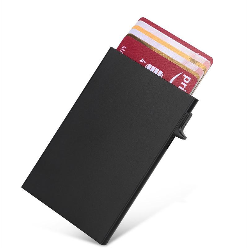 Herren Aluminium RFID Diebstahlschutz Kartenhalter & Dokumentenaufbewahrung