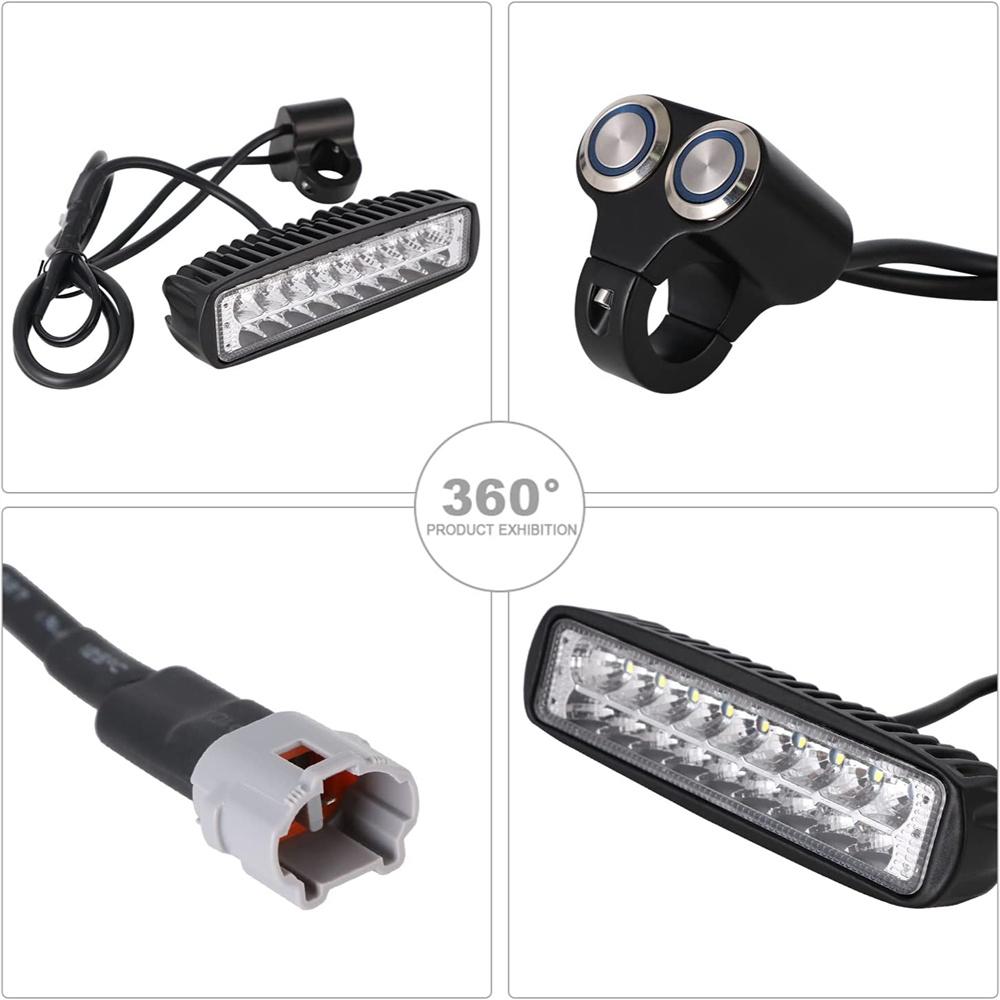 Motorcycle LED Headlight Hi/Lo Beam Head Lamp + Switch For Sur-Ron X S X160 X260