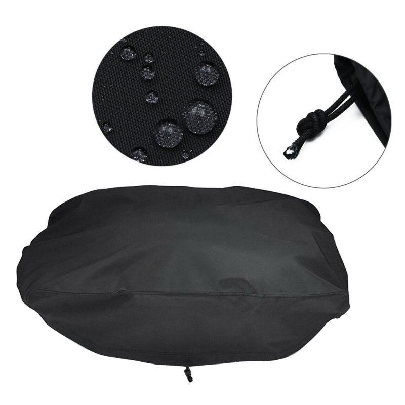 Outdoor Barbecue Cover Waterproof Oven Protective Cover BBQ Grill Cover with Drawstring Supplies Cooking Supplies