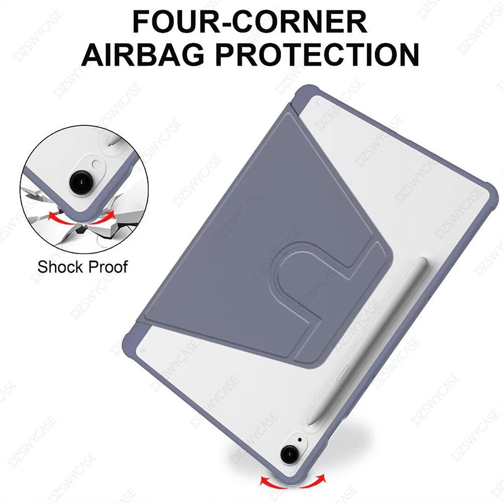 Case for Samsung Galaxy Tab S9 11 Inch S10 FE/S10 Lite 10.9 Inch,360° Rotation Stand Cover with Pencil Holder,Auto Sleep/Wake