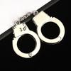 Creative Handcuffs Shaped Pendant Keychain Pink And Silver Color Keyring Bag Hanging Decoration For Men Women Punk Jewelry Gift