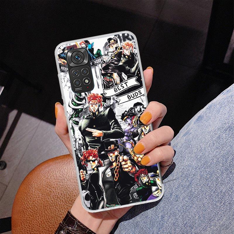JoJo's Bizarre Adventure Stardust Crusaders Phone Case For Xiaomi Redmi Note 15 14 13 12S 12 11 Pro Plus 14S 11S 11E 10 10S 11T