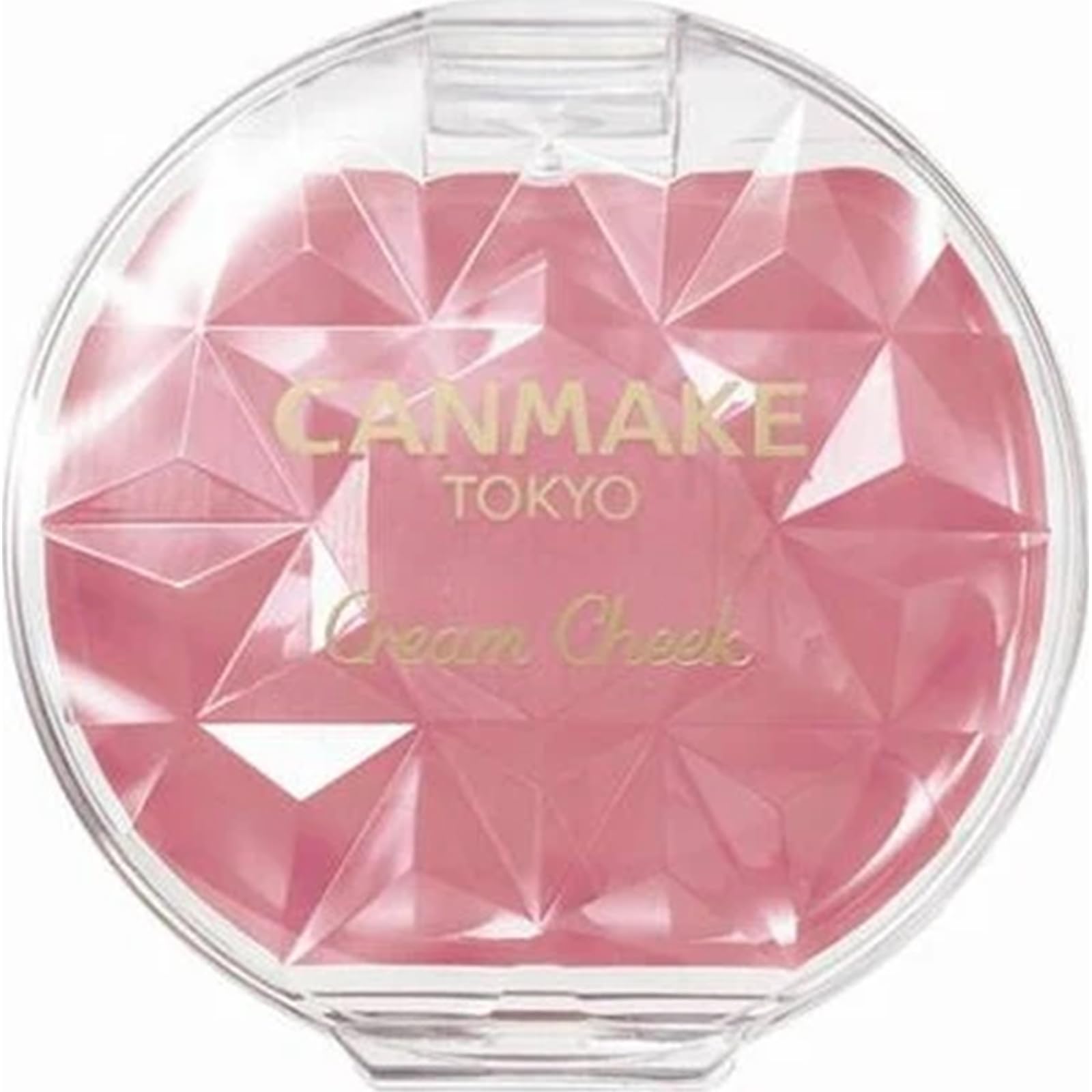 Canmake Cream Cheek 23 Cupid румяна с беловато-розовым оттенком Pink, глянцевые, придающие здоровый вид.