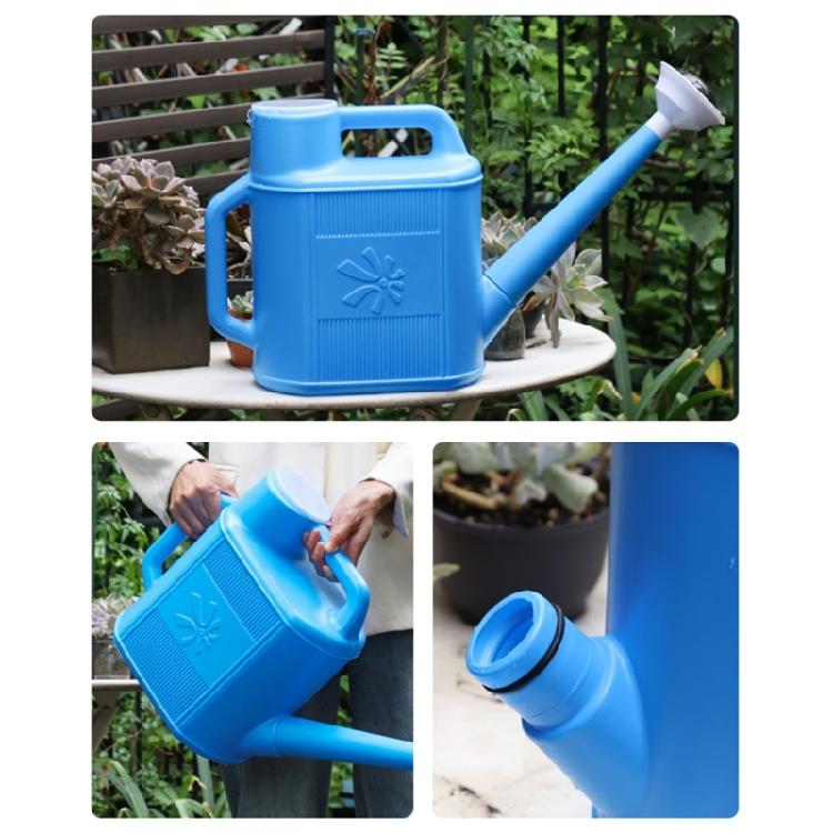 10L Plastic Watering Can Small Garden Watering Can with Comfortable Handle Long Spout Watering Can for Indoor Outdoor