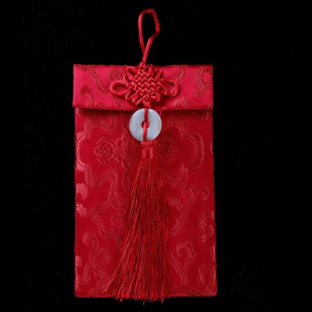 Wishes 2022 New Year Wedding Birthday Spring Festival Red Packets Red Envelope Money Bags HongBao
