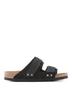 Birkenstock Uji Narrow Fit Comfort Sandals In Nubuck Suede Leather Japanese Shoe (1024832) (Black, Size, Adult, 28.0 Cm)