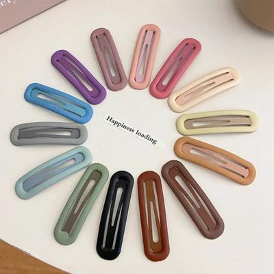 6 Stück Mode Praktisch Vielseitig Morandi Farbe BB Haarnadel Haarseitenclips für Mädchen Frauen Kinder Kind Damen Haarschmuck