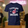 Men's and Women's T-shirts Cleveland Indians Hoodies Est 1915 Chief Logo Mens Shirt Funny Made In USA