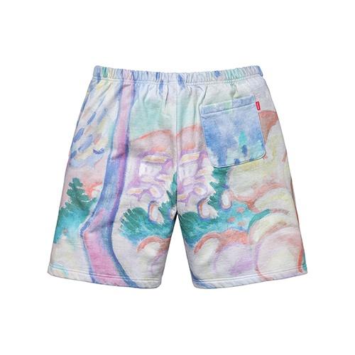 Supreme SS18 Landscape Sweatshort Multicolor Men's SUP-SS18-773