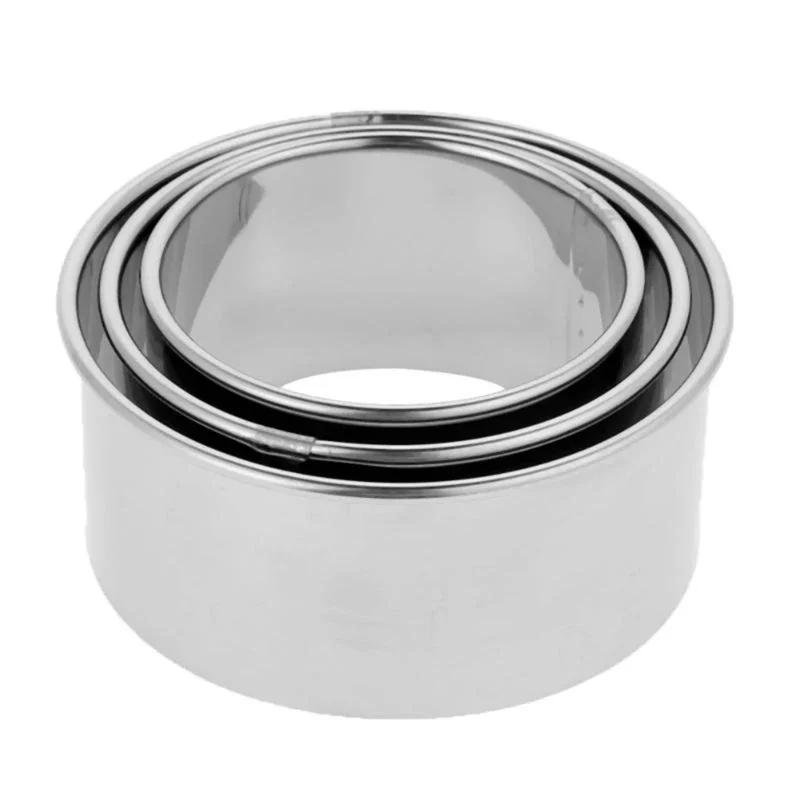 Stainless Steel Biscuit Mold Dumpling Skin Cutting Mold DIY Pastry Cake Baking Tools Kitchen Baking Gadget