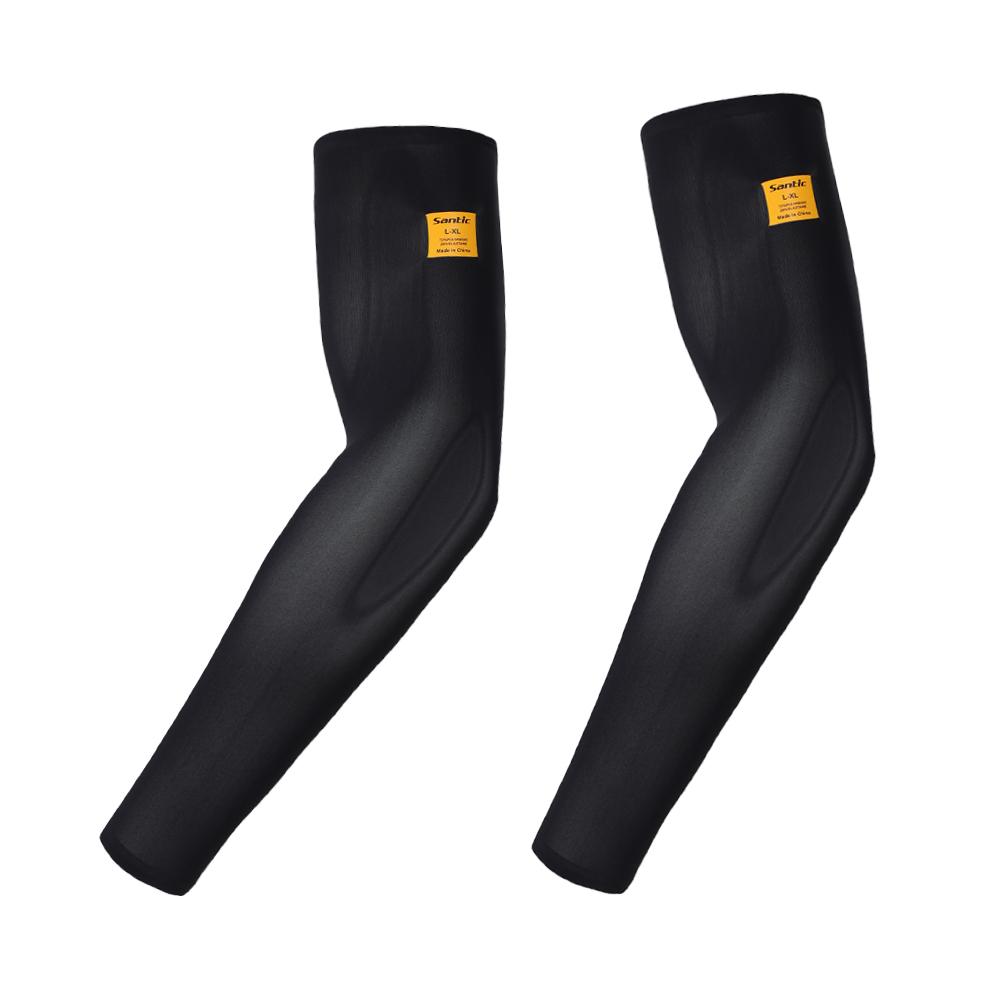 Santic Sports Arm Cover Summer UV Protection Outdoor Sports Arm Protective Gear Fitness Running Basketball Cooling Arm Guard SM