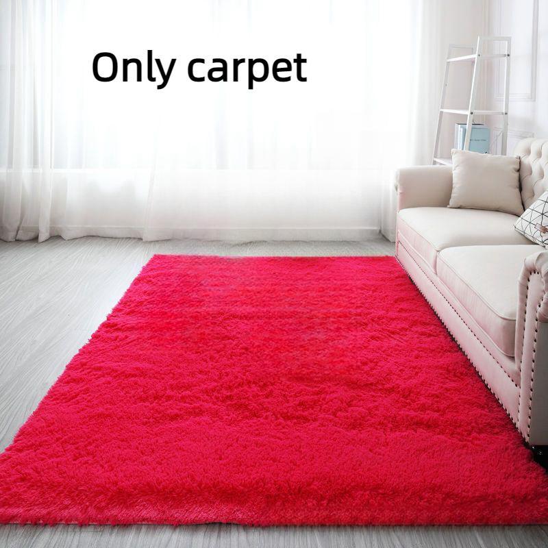 

Ковер для спальни Утолщенный Квадратный Пятноустойчивый Тай-дай Противоскользящий Пушистый Придверный коврик 40*60cm/15.75*23.62in красный