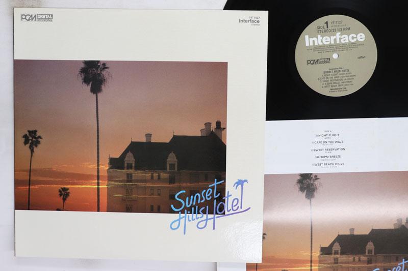 LP Record SUNSET HILLS HOTEL  Sunset Hills Hotel YF7127 INTERFACE 1987 Japan Japanese PopRock Used