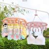 Bold Multifunctional Windproof Drying Hanger with Multi-Clip for Clothes and Socks