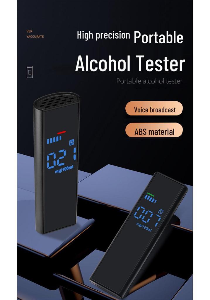High-Precision Breathable Alcohol Breathalyzer for Drunk Driving Detection