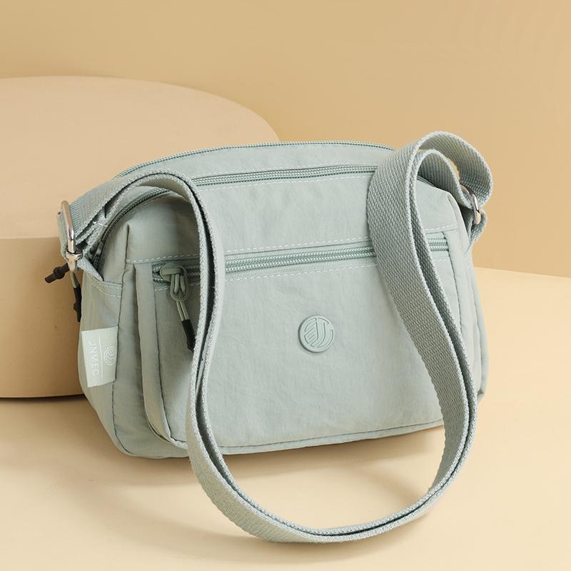 Lightweight Nylon Crossbody Bag for Women Casual Shoulder Handbag with Multi Pockets