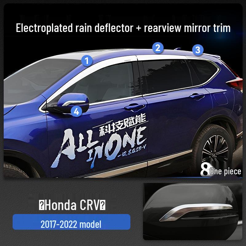 TXR Rain Visor for Honda CRV/Breeze - Window Shield & Car Decoration Accessory