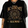 Zodiac Academy Shirt Fantasy Bookish Tshirt Dark Academia Tee Celestial Astrology Shirt Magic School Fan Gift Cotton Printed Top
