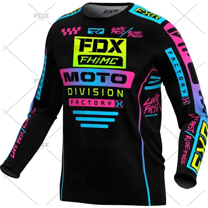 2024 Maglia da Downhill da Corsa Mountain Bike Motocicletta Ciclismo Crossmax Camicia Ciclismo Abbigliamento per Uomo Maglia MTB MX Ranger Fdx DH