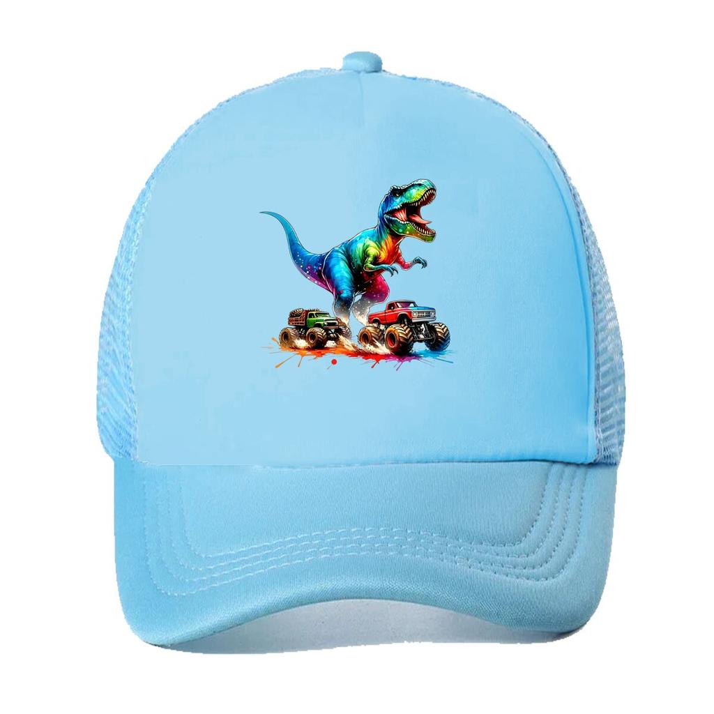 Colorful Dinosaur Monster S Mesh Baseball Cap Dad Hat Hip Hop Snapback Cap