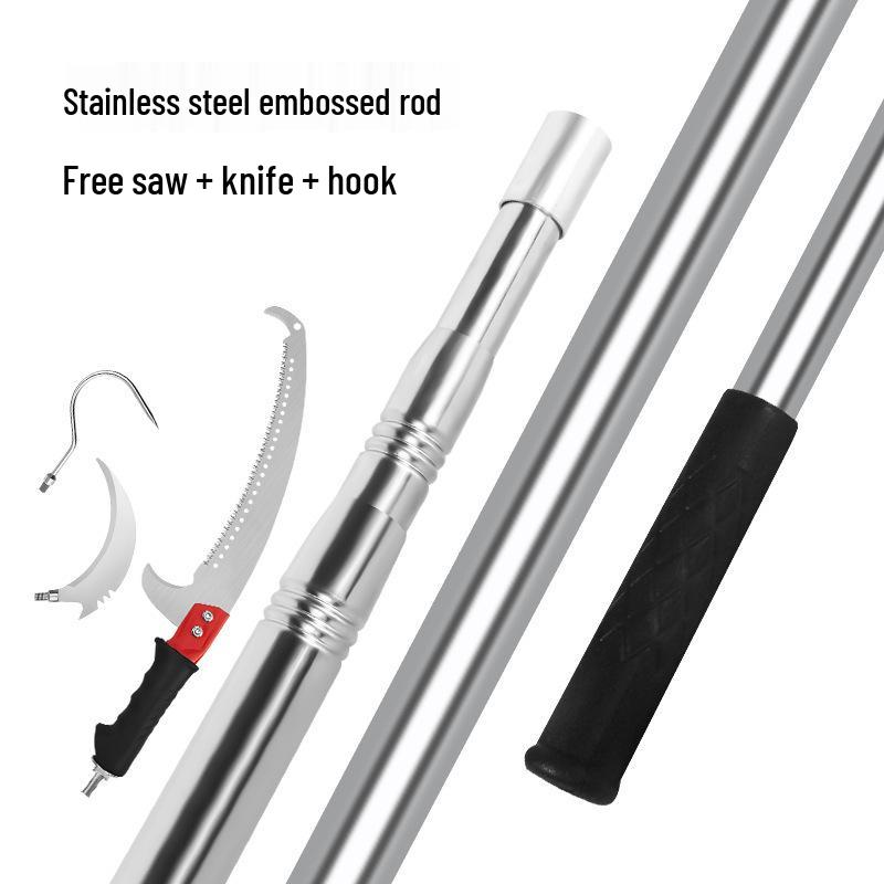 Telescopic Tree Pruner: Extendable Pole Saw for High Branch Cutting and Pruning