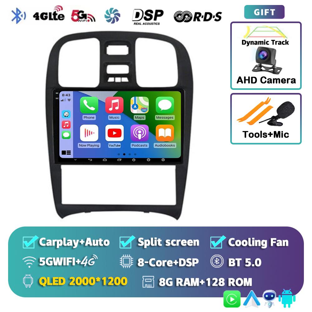Android 14 DSP Car Radio Multimidia Video Player Navigation GPS For Hyundai Sonata EF 2001 - 2006 2007 2008 2009 2010 2011 2012