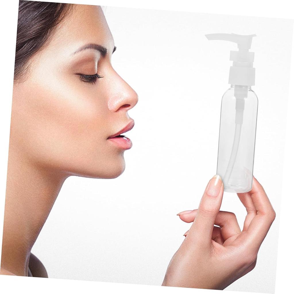 Portable Plastic Pump Dispenser Bottle Lotion Bottles Easy To Fill And Refill Portable