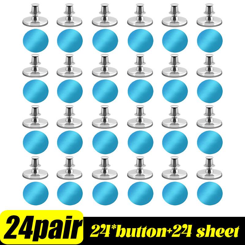 Metal Curtain Magnetic Closure Wall Mounted Magnetic Buckle Shower Curtain Magnet Clips Detachable Window Screen Fixed Fastener